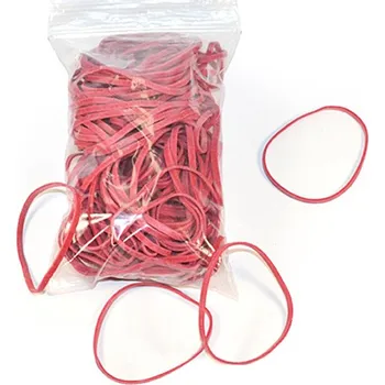 Gumičky červené střední, gumička, guma