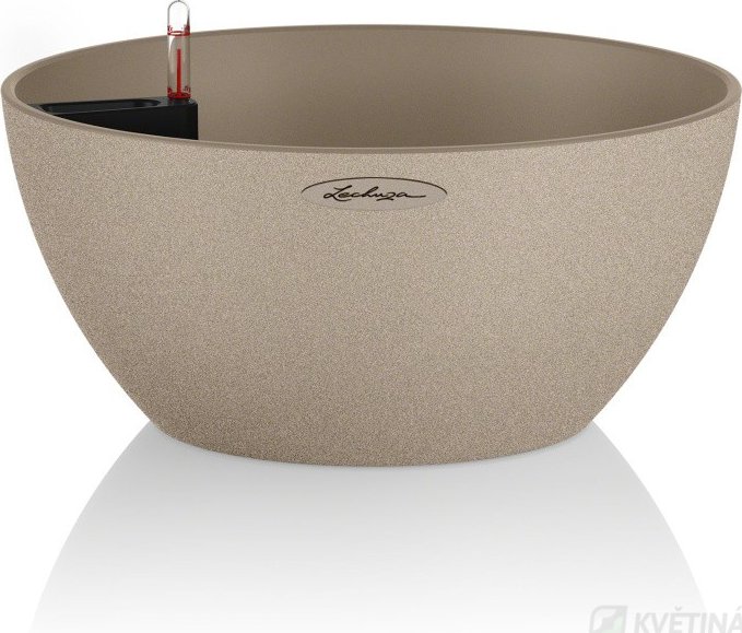 Lechuza Cubeto Stone 40 Beige komplet - UV-odolné