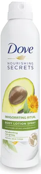 Tělový krém DOVE Nourishing Secrets Invigorating Ritual Body Lotion Spray 190 ml