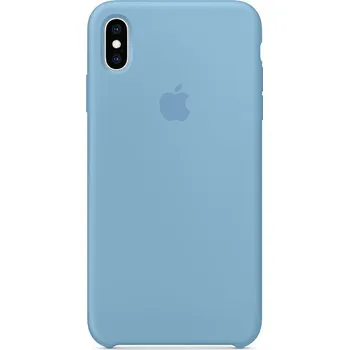 Pouzdro na mobilní telefon Apple Silicone Case pro Apple iPhone XS Cornflower