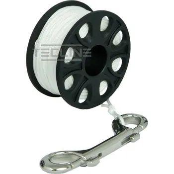 Tecline Cívka MINI REEL 15 m s nerezovou karabinou