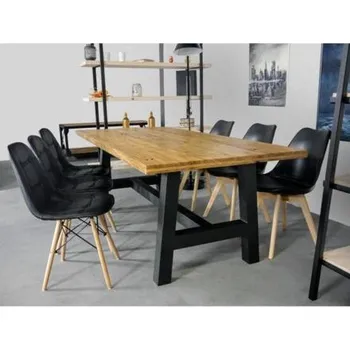 Jídelní stůl Industriální stůl Model H - starožitný rozměry stolu 200x75x90cm