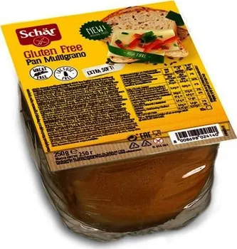 Trvanlivě pečivo Schär Pan Multigrano Bílý chléb se zrníčky bez lepku 250 g