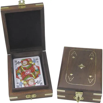 Desková hra SEA CLUB Karty v dřevěné truhle 8017