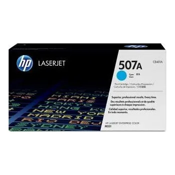 HP 507A CE401A azurový (cyan) originální toner