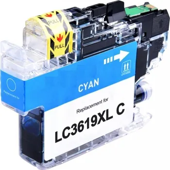 Brother LC-3619XL azurová (cyan) kompatibilní cartridge