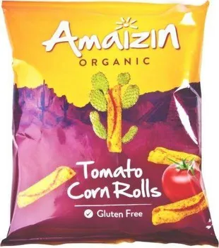 chipsy Amaizin Tomato corn rolls Bio 100 g
