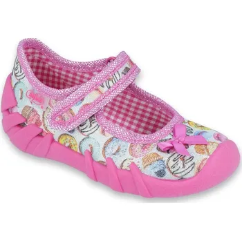 Dívčí baleríny Balerínky botičky bačkůrky Befado Speedy 109P191 s donuty a muffinky velikost: 20