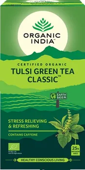 Čaj Organic India Tulsi Green Tea Classic Bio 25 x 1,74 g