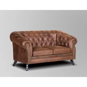 Pohovka Askont Pohovka Chesterfield Bristol 2M Tabaco 13