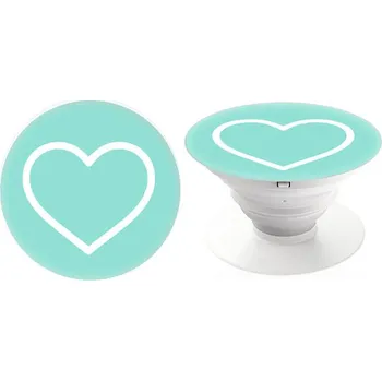 PopSocket iSaprio – Blue Heart držák na mobil / mobil držka (PopSocket iSaprio – Blue Heart držák na mobilní telefon / mobil držka)