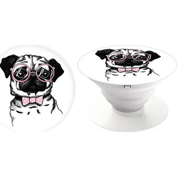 PopSocket iSaprio – The Pug držák na mobil / mobil držka (PopSocket iSaprio – The Pug držák na mobilní telefon / mobil držka)