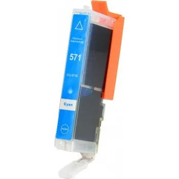 Canon CLI-571XL azurová (cyan) kompatibilní cartridge
