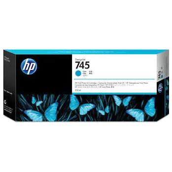 HP 745 F9K03A azurová (cyan) originální cartridge