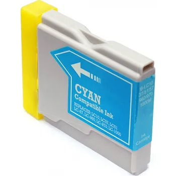 Brother LC-970 / LC-1000C azurová (cyan) kompatibilní cartridge