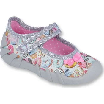 Dívčí baleríny Balerínky botičky bačkůrky Befado Speedy 109P190 s donuty a muffinky velikost: 21