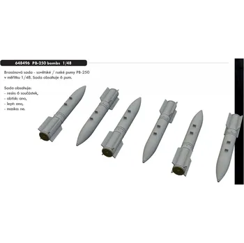 Plastikový model Eduard 1/48 PB-250 bombs