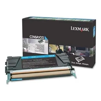 Lexmark C746A1CG azurový (cyan) originální toner