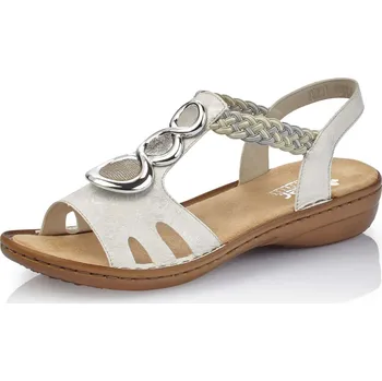 Dámské sandále Rieker 608T8-81 F/S 9 bílé