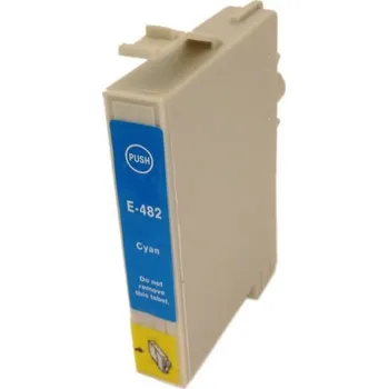 Epson T0482 azurová (cyan) kompatibilní cartridge