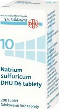 Homeopatikum Dr. Peithner No. 10 Natrium sulfuricum DHU D6 - 200 tbl.