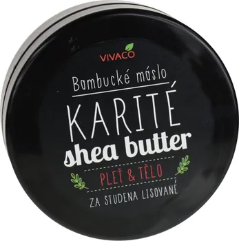Pleťový krém Vivaco BIO Bambucké máslo Karité na obličej a tělo 200 ml