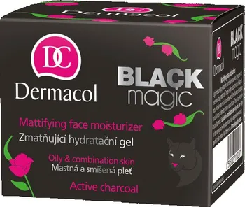 Čistící gel Dermacol Black Magic Mattifying Face Moisturizer 50 ml