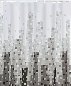 Sprchový závěs Ridder 47367 Skyline 180 × 200 cm šedý dekor 