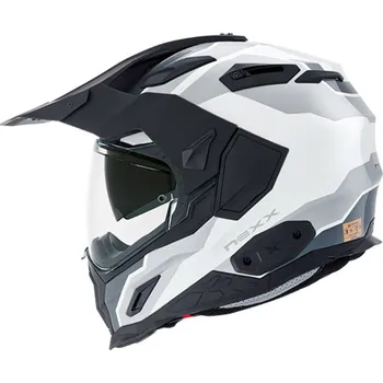 Helma na motorku NEXX X.D1 Baja bílá