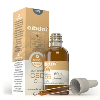 CBD Cibdol Konopný olej s CBD 5 % 2500 mg 50 ml