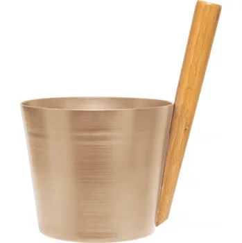 Hliníkové vědro Rento s rukojetí, šampaňská