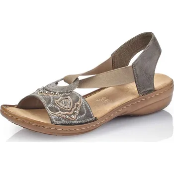 Dámské sandále Rieker 608B9-45 F/S 9 šedé
