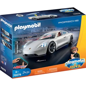 Stavebnice Playmobil Playmobil The Movie 70078 Porsche Mission E Rexe Dashera