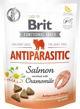 Pamlsek pro psa Brit Care Dog Functional Snack Antiparasit Salmon 150g