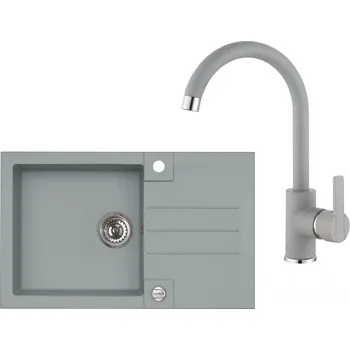 Granitový dřez Alveus Rock 130 + baterie Tonia