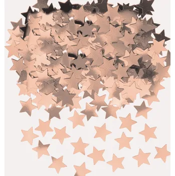 Konfeta Konfety hvězdy růžovo-zlaté 14 g Amscan 9903473