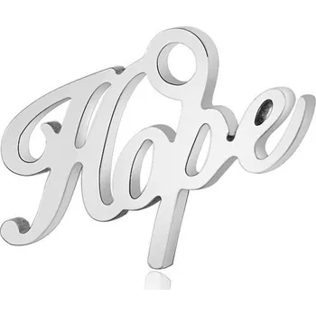 Přívěsek Blingstar Přívěsek - bez řetízku - s nápisem HOPE - chirurgická ocel - 1623