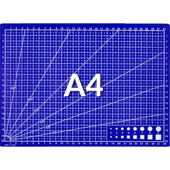 Řezací podložka Řezná podložka modrá A4 30x22cm