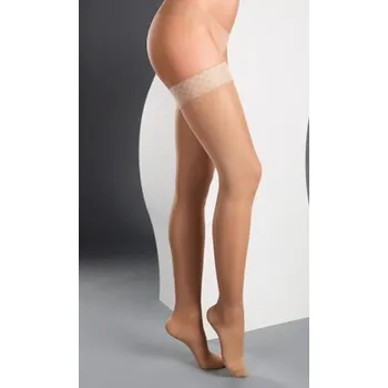 Dámské punčochy Promax Standard stehenní punčochy s neklouzavým zakončením II.K.T. Velikost: 1, Délka: normál, Špice: otevřená