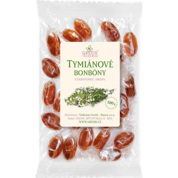 Bonbon Grešík Tymiánové bonbóny 100 g