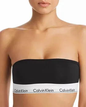 Podprsenka Calvin Klein Modern Cotton Bandeau černá