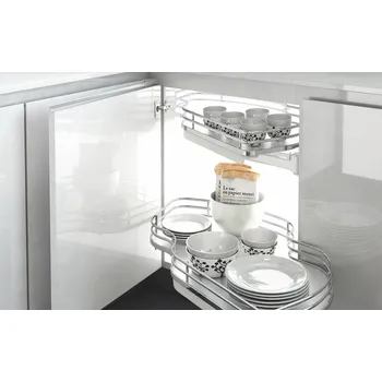 Rohový systém Combis plné police 600 mm Antracit Orientace, šířka: pravý