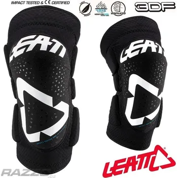 Chránič nohou Dětské chrániče kolen Leatt Knee Guard 3DF 5.0 KIDS White Black Dětská - KIDS