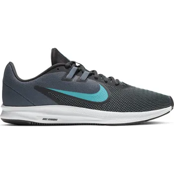 Pánská běžecká obuv NIKE Downshifter 9 Black/Blue Lagoon/Monsoon Blue/White