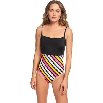 Dámské plavky plavky Roxy Pop Surf Fashion One Piece - XMBY/Anthracite Pop Surf Two XS