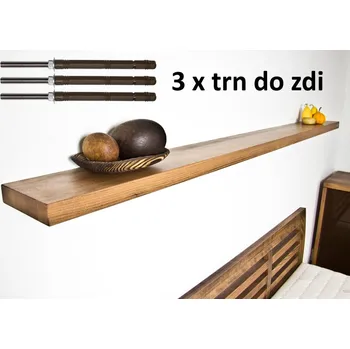 Taburet Dřevěná rampa polička z masivu PORTO - Provedení masiv Smrk nebo za příplatek Borovice, Buk, Olše, Bříza, Dub, Javor, Jasan