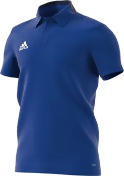 Pánské tričko adidas Condivo 18 Cotton Bold Blue/Dark Blue/White S