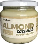 GymBeam Mandlové máslo 340 g kokos/bílá…
