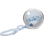 Suavinex Toys klip s řetízkem modrý auto