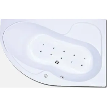 Vana Excel Tesárek EXCEL masážní vana LAURA 160 x 100 x 46 cm, AIR PNEU Varianta: Pravá + Čistící přípravek zdarma